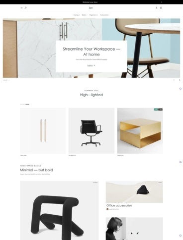 eCommerce website template: Bazaar