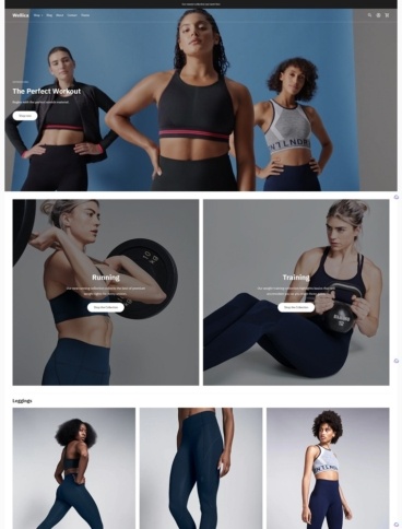 eCommerce website template: Ira