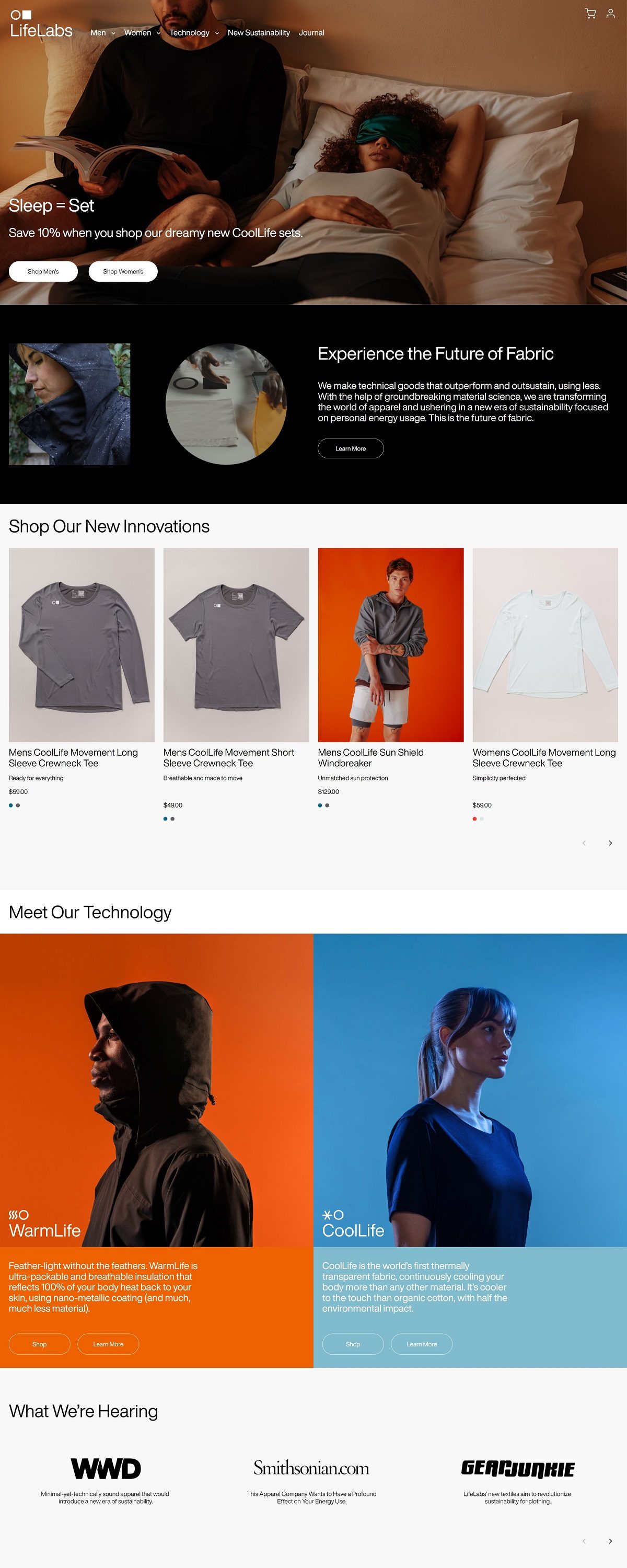 eCommerce website: LifeLabs