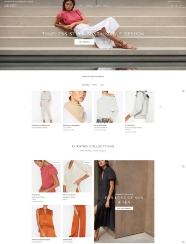 eCommerce website template: Pipeline