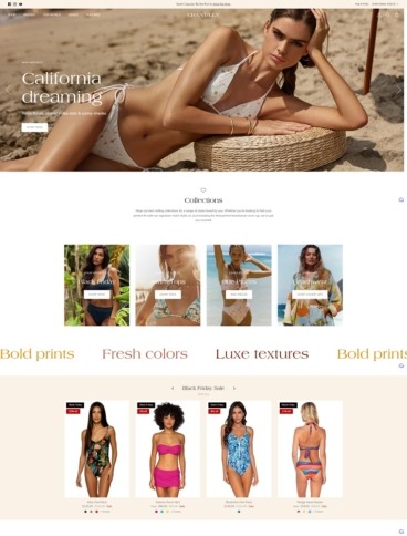 eCommerce website template: Symmetry