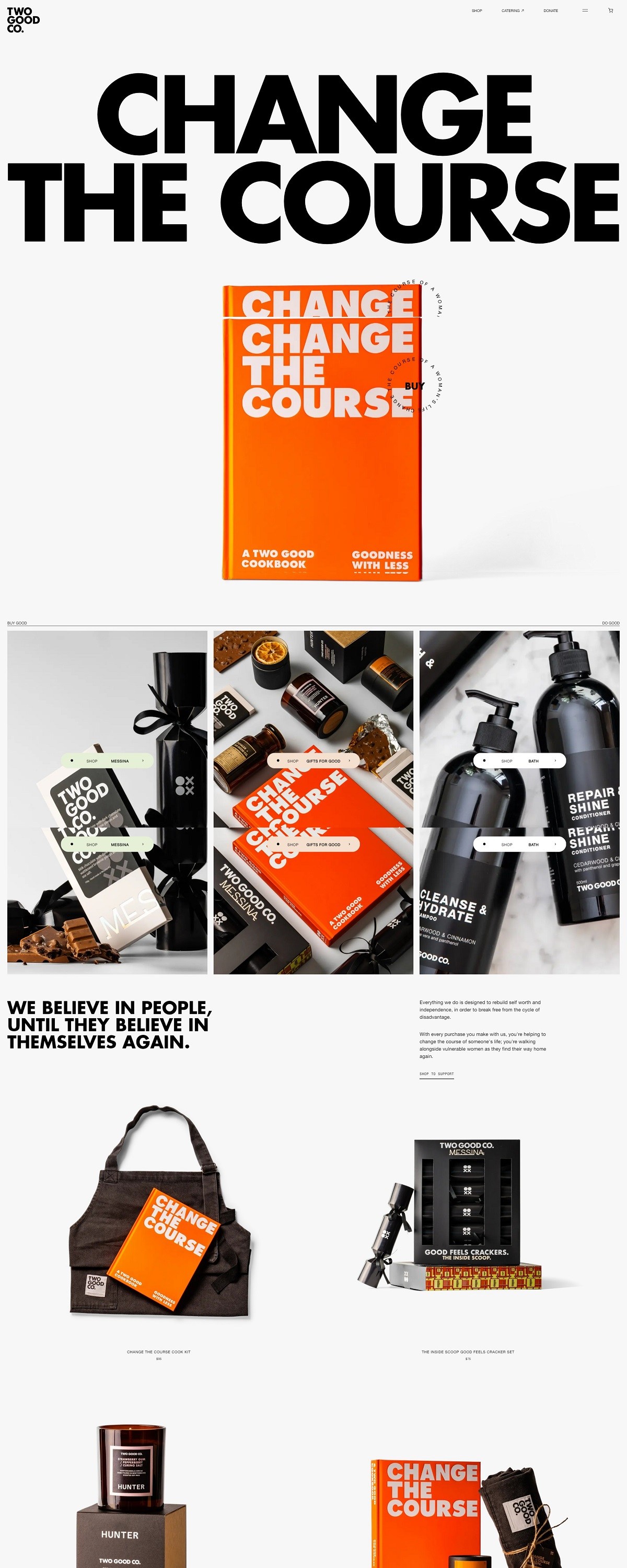 eCommerce website: Two Good Co