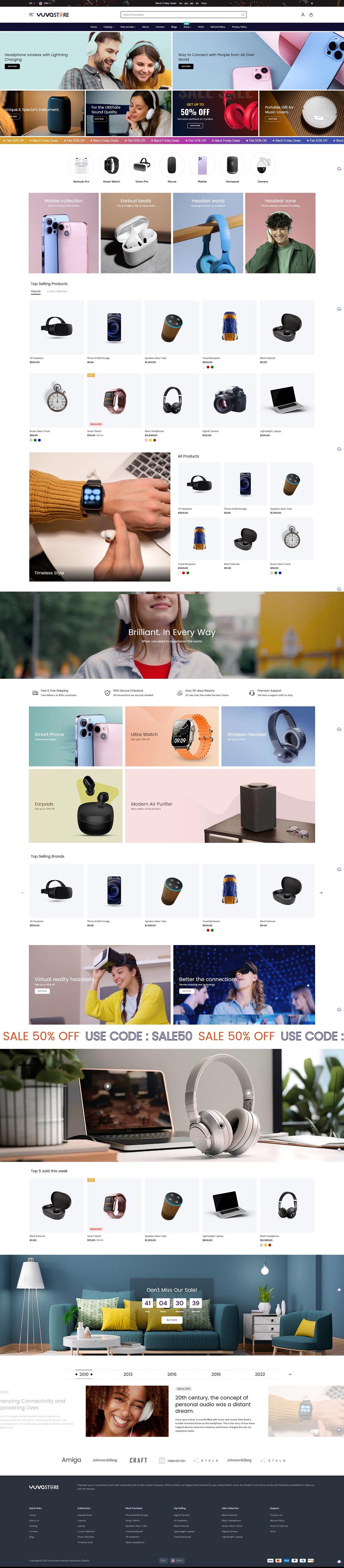 eCommerce website template: Yuva