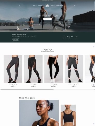 eCommerce website template: Streamline