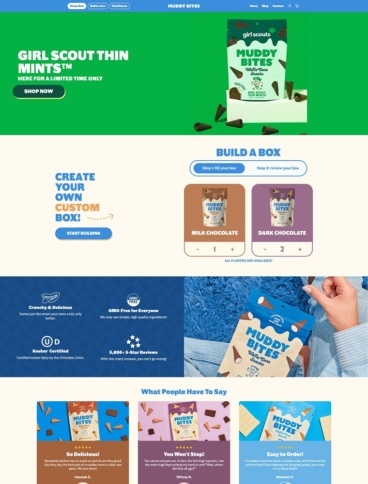 eCommerce website: Muddy Bites