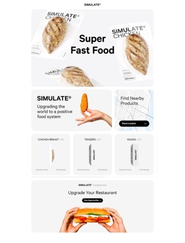 eCommerce website: Simulate