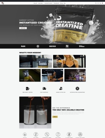 eCommerce website: Gains in Bulk