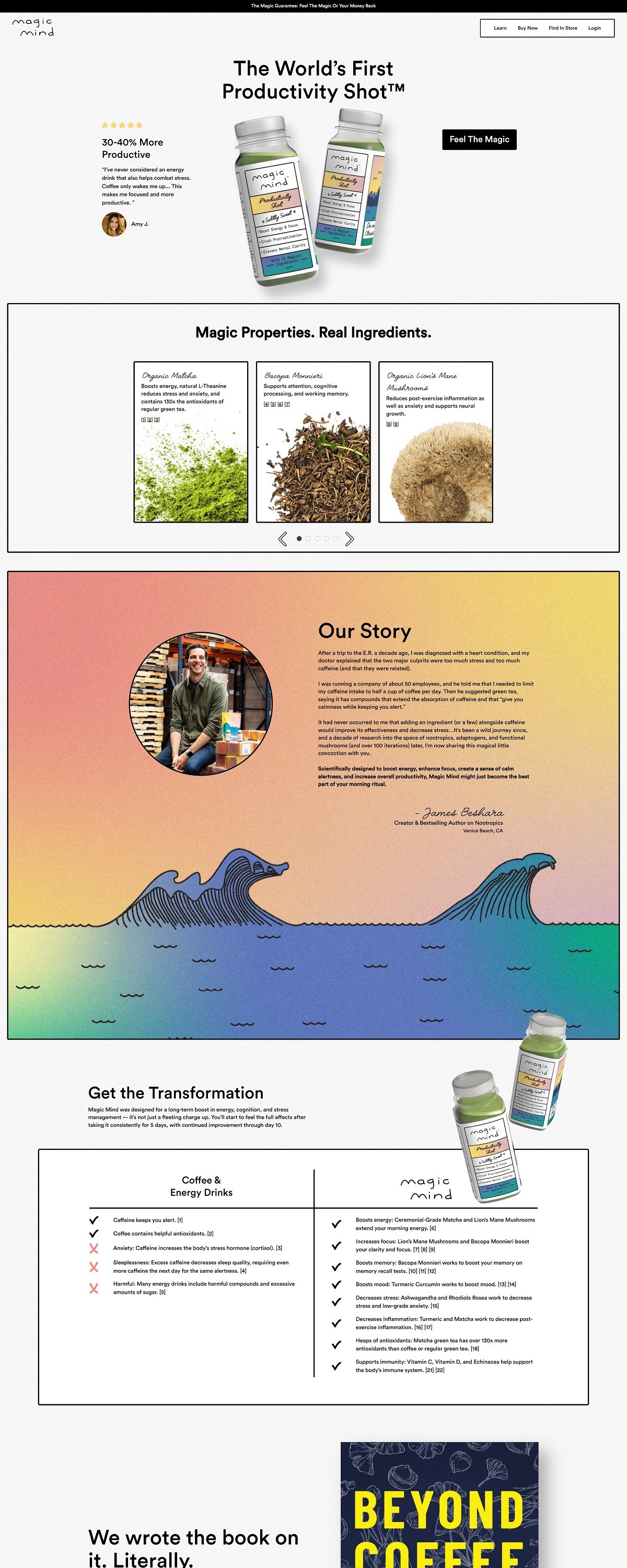 eCommerce website: Magic Mind