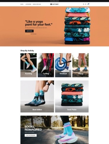 eCommerce website: Outway