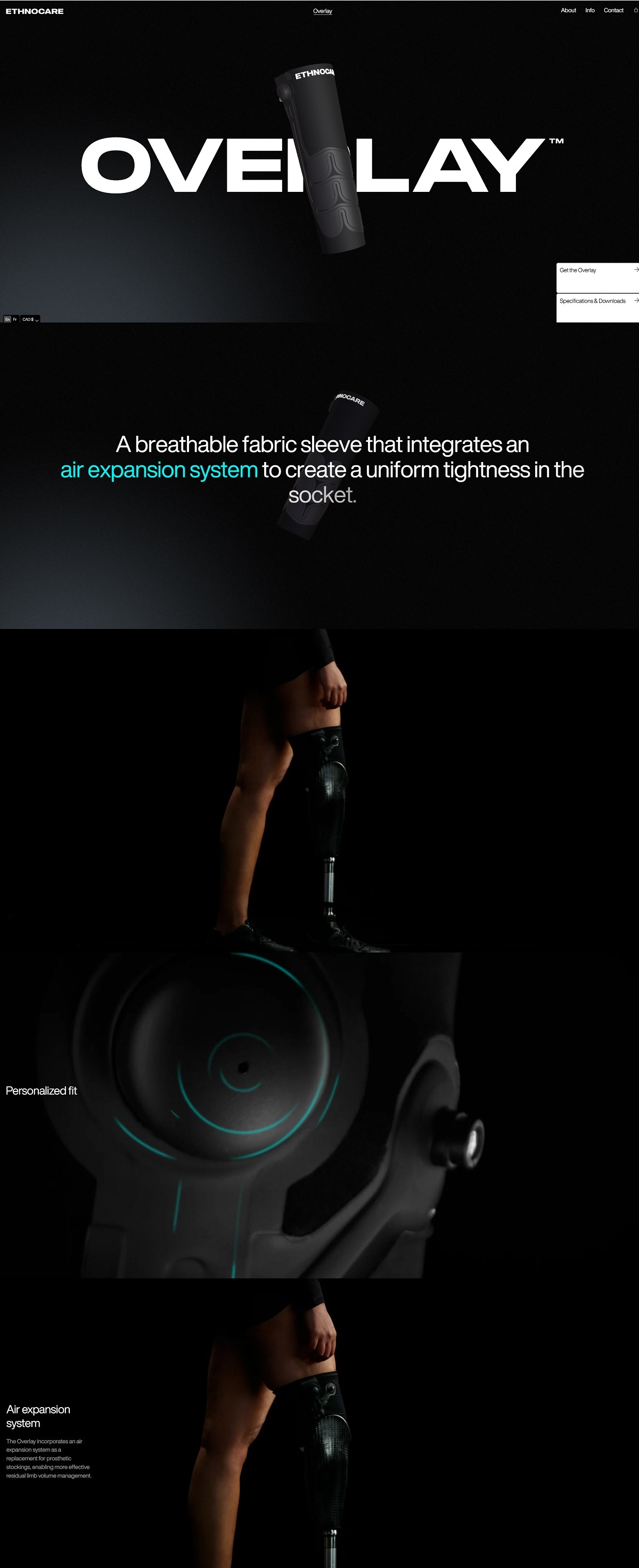 eCommerce website: Ethnocare