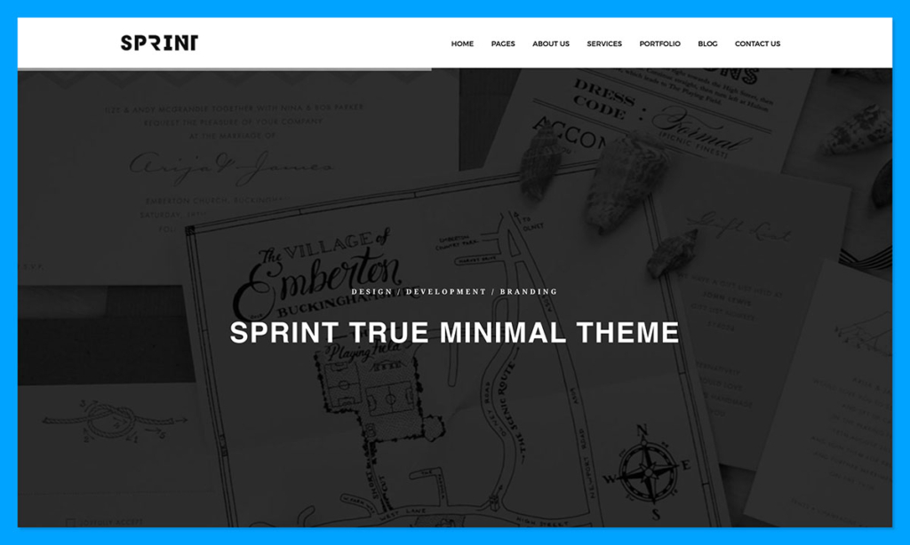 Sprint - free html templates