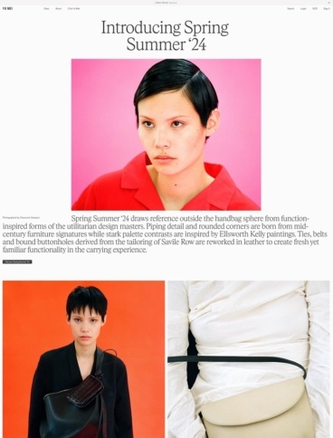 eCommerce website: Yu Mei