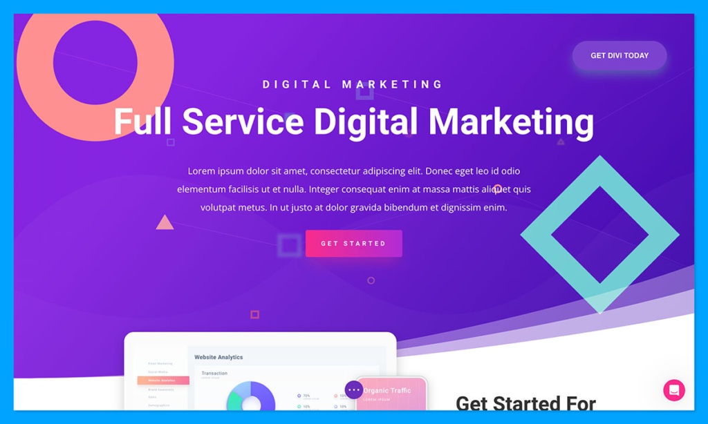 divi - free html templates