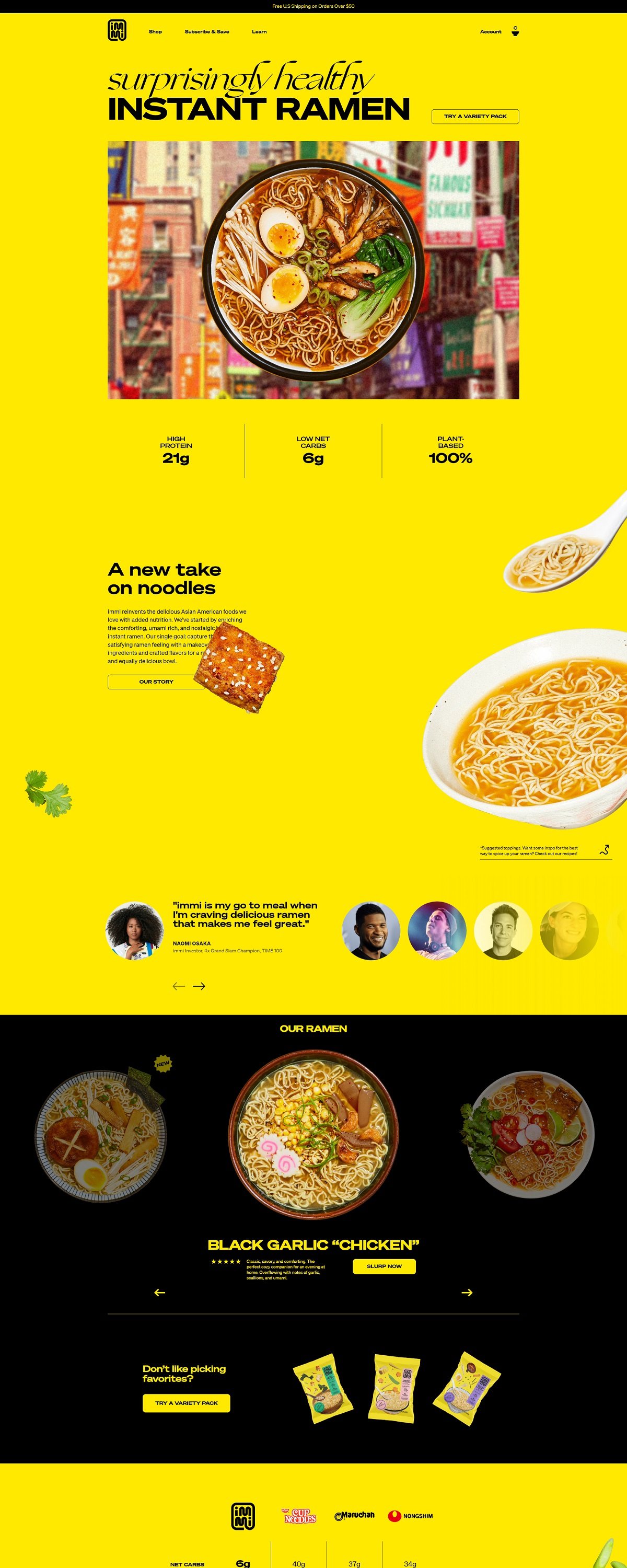 eCommerce website: immi