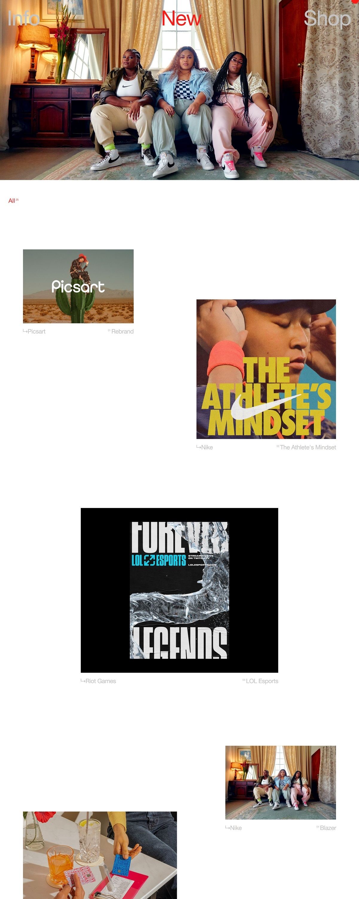 eCommerce website: The New Company