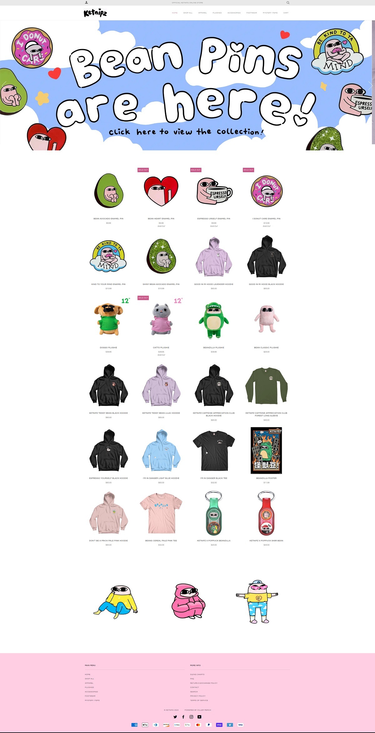 eCommerce website: Ketnipz