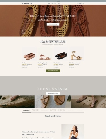 eCommerce website: Margaux