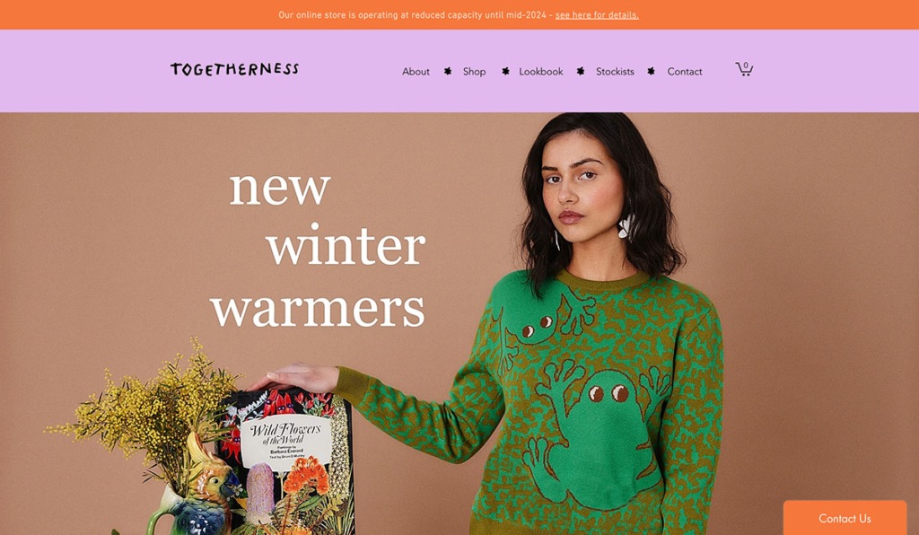 Togetherness best wix ecommerce website designs