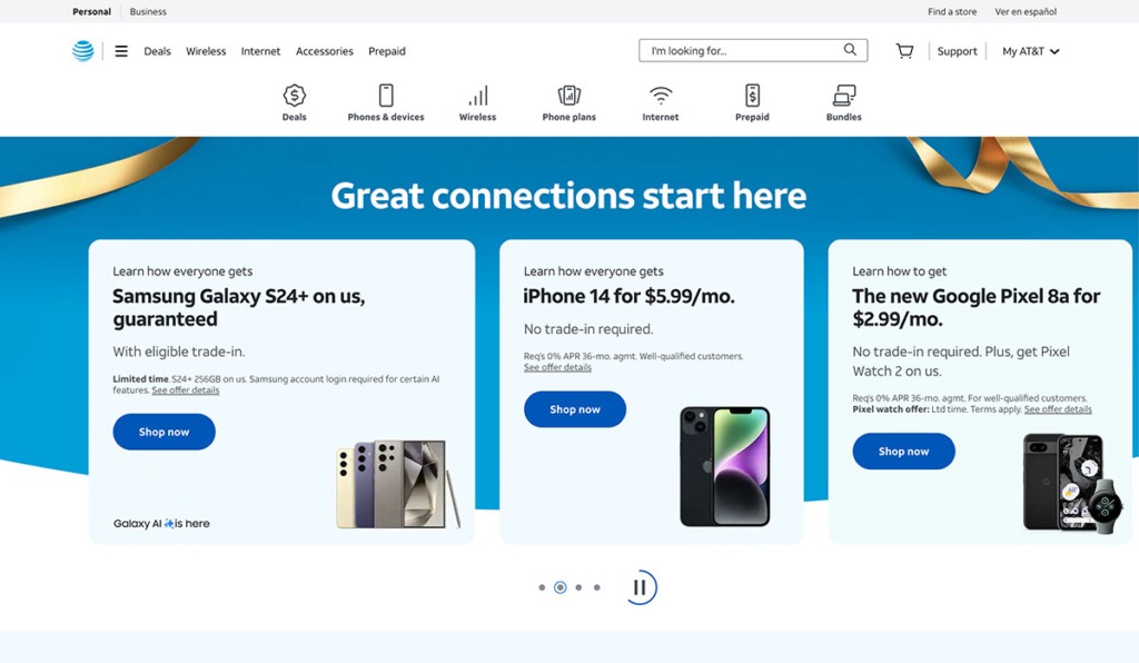 att ecommerce website usa