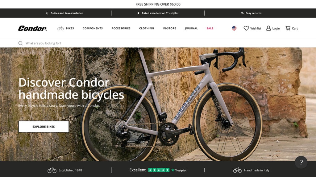 condor cycles shopify store