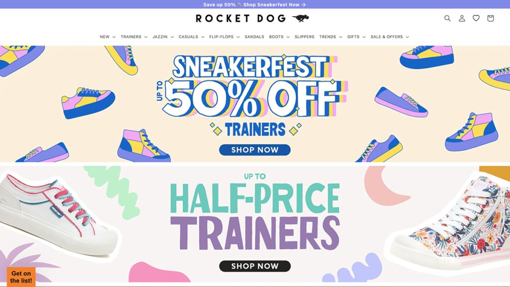 rocket dog shopify store