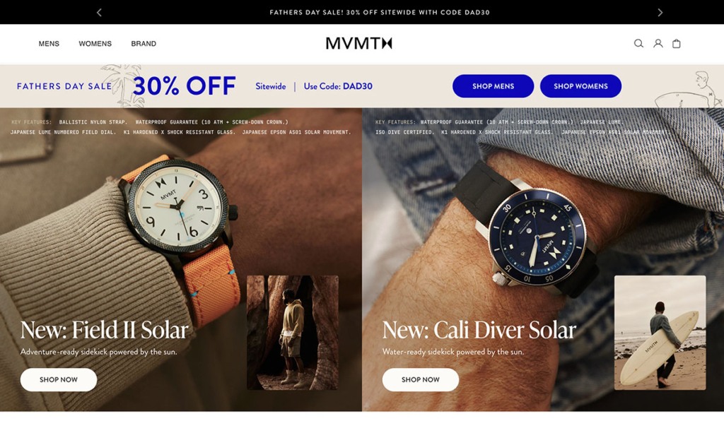 MVMT homepage