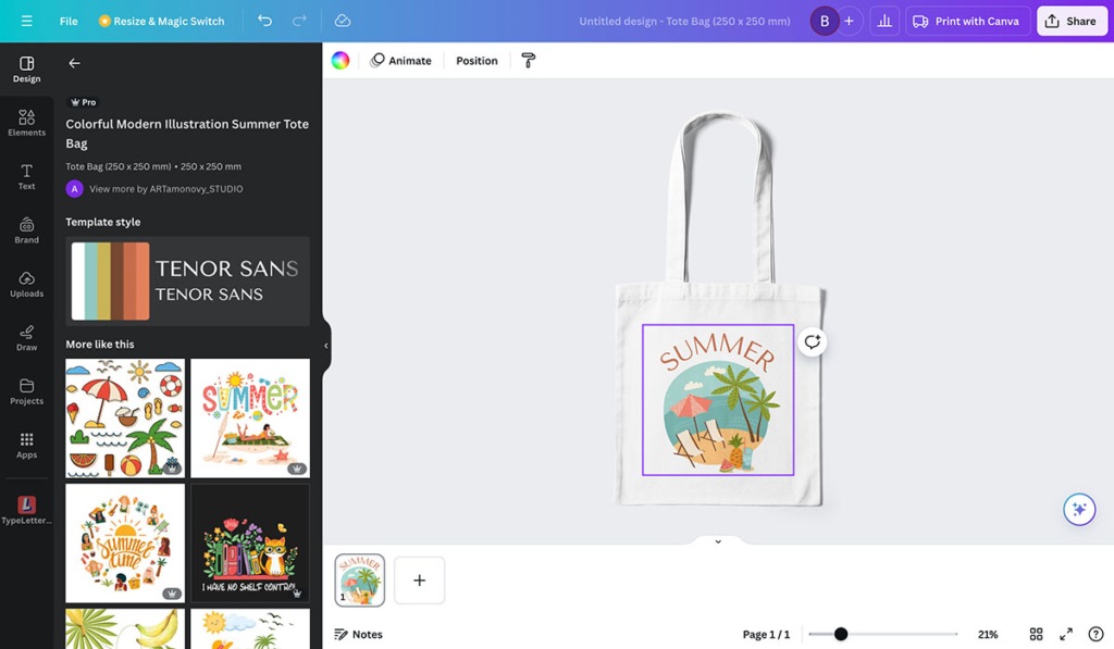 canva print on deamand