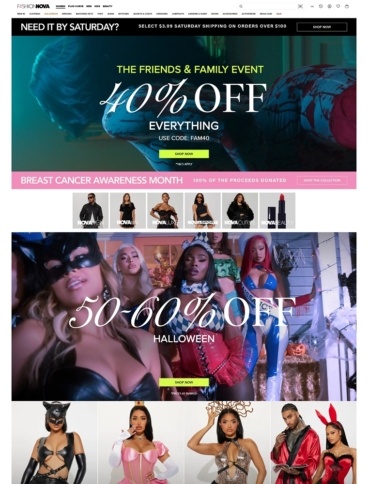 eCommerce website: Fashion Nova