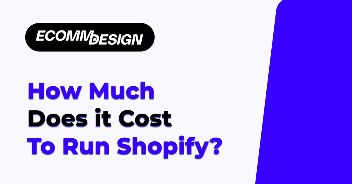 how much does it cost to run a shopify website