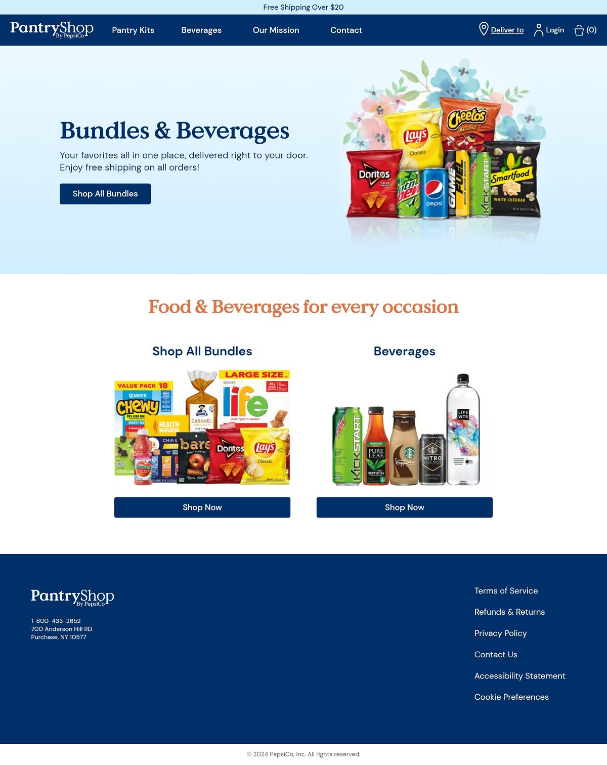 eCommerce website: Pantry Shop