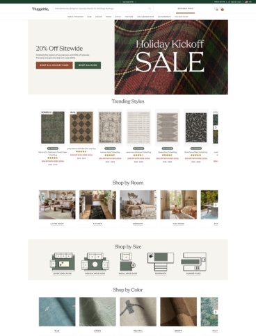eCommerce website: Ruggable