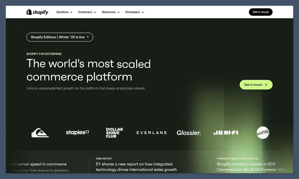 shopify for enterprise