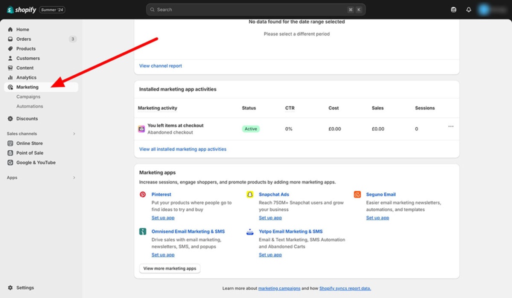 shopify marketing tools