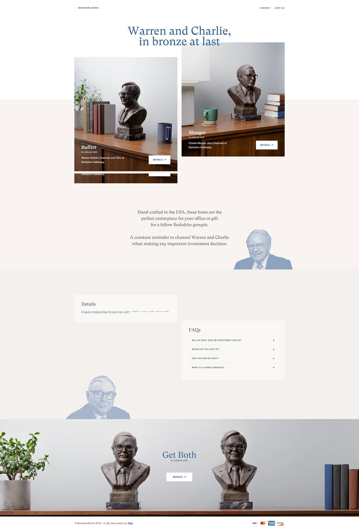 eCommerce website: Berkshire Nerds