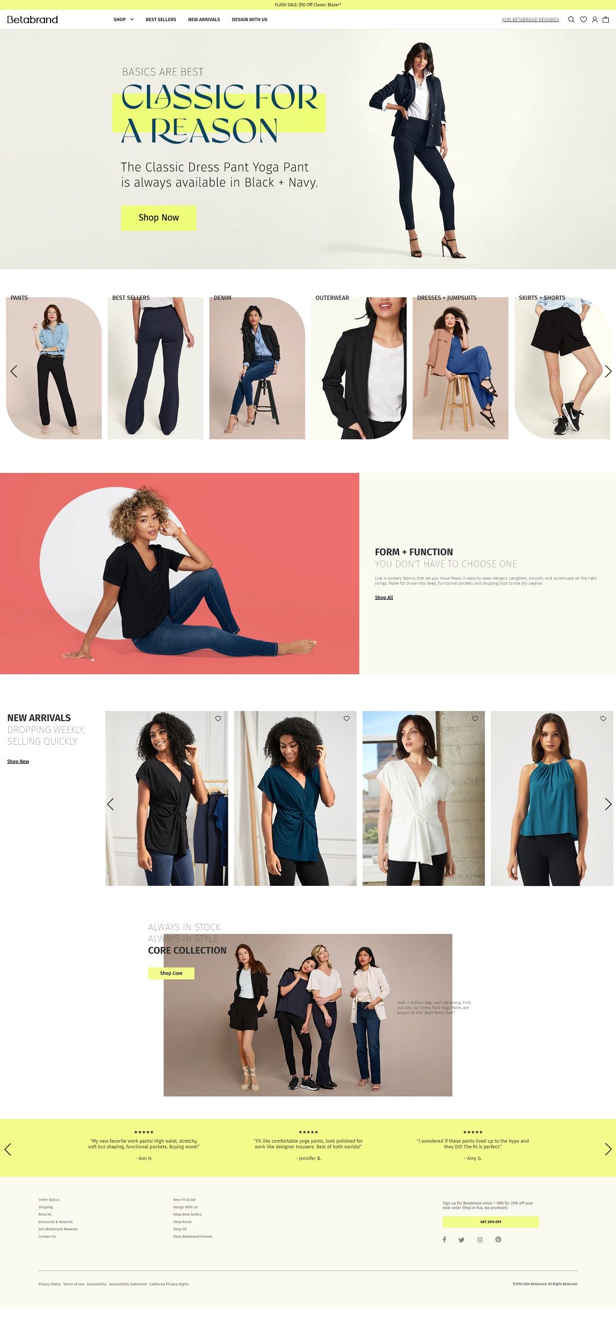eCommerce website: Betabrand