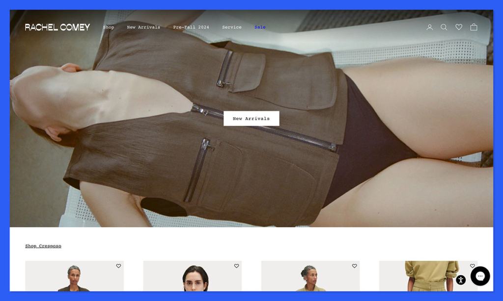 Rachel-Comey homepage example
