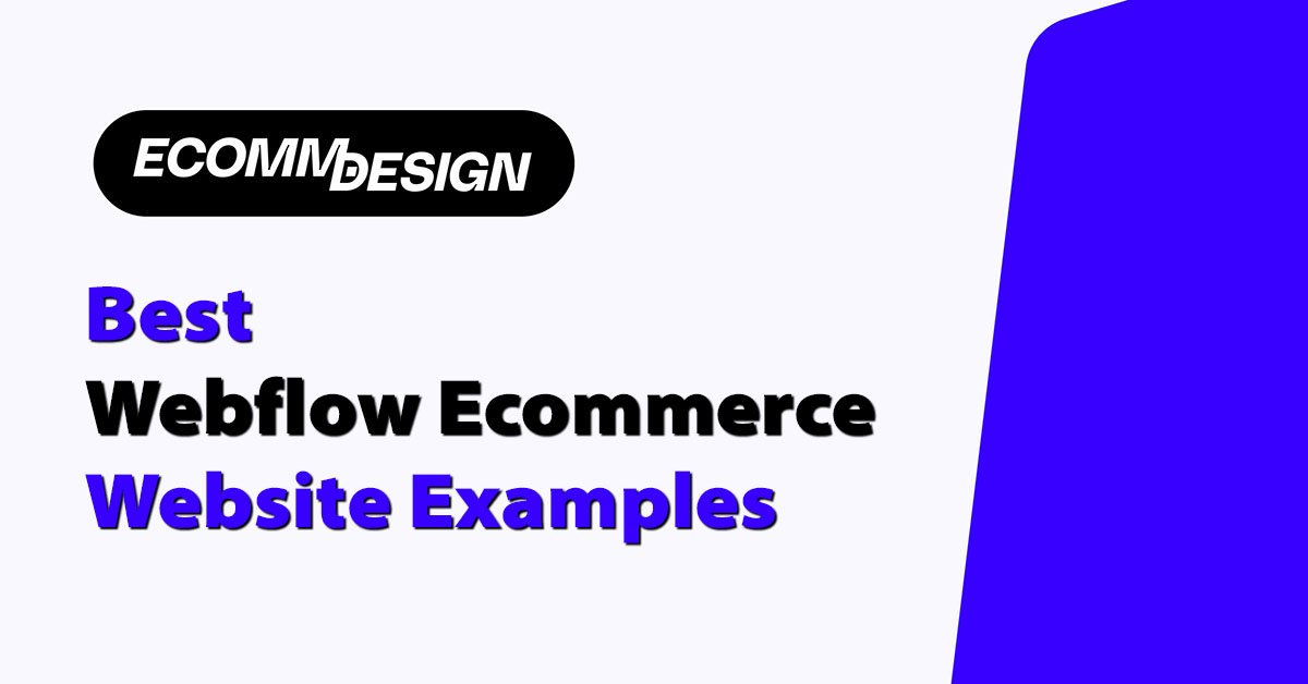 best webflow ecommerce website examples