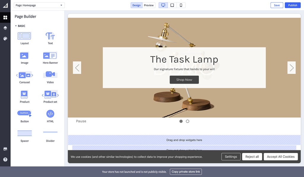 bigcommerce page builder