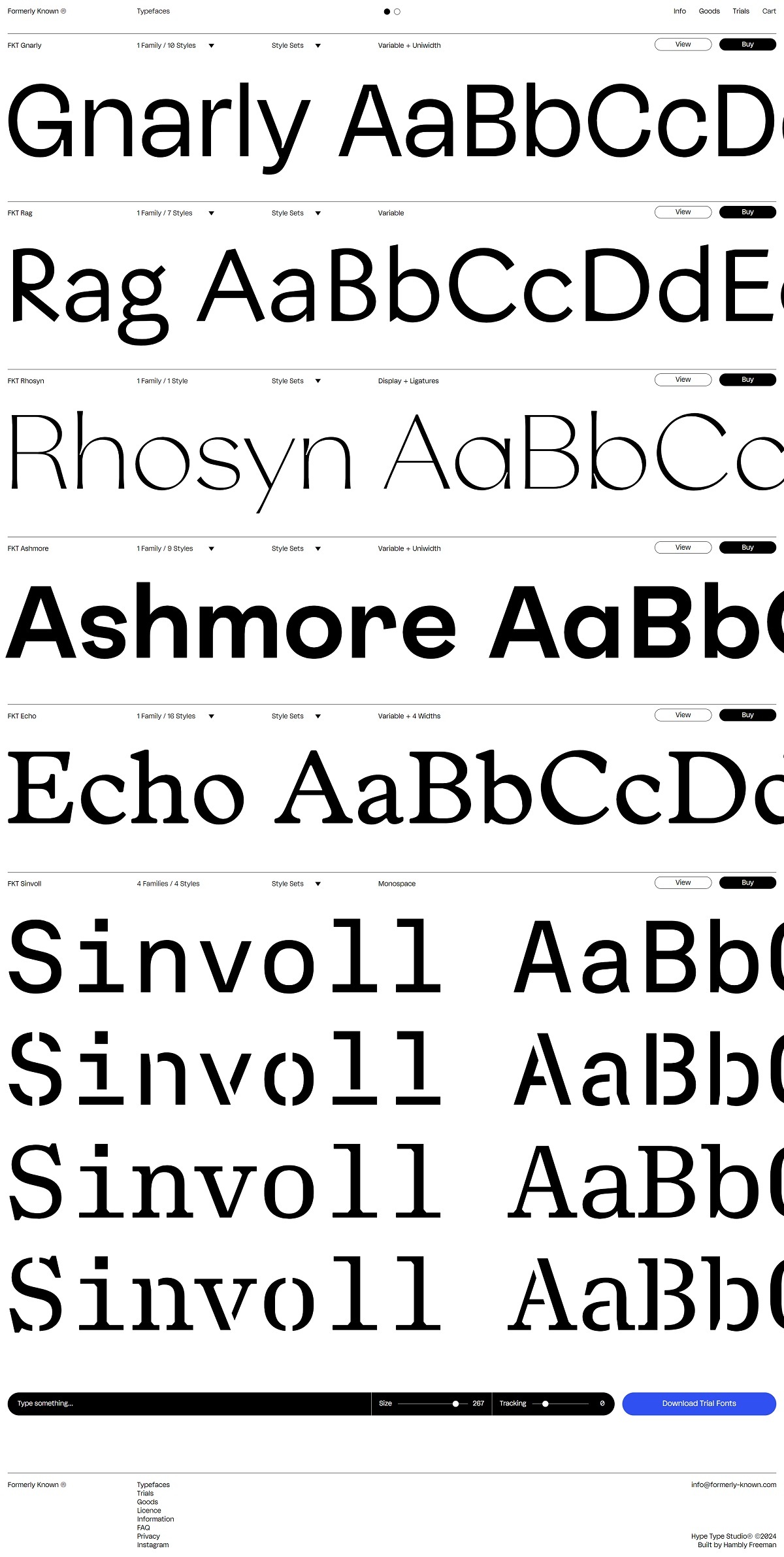 eCommerce website: Formerly Known