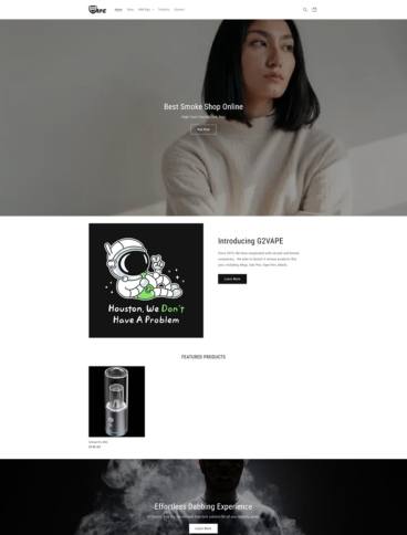 eCommerce website: G2VAPE