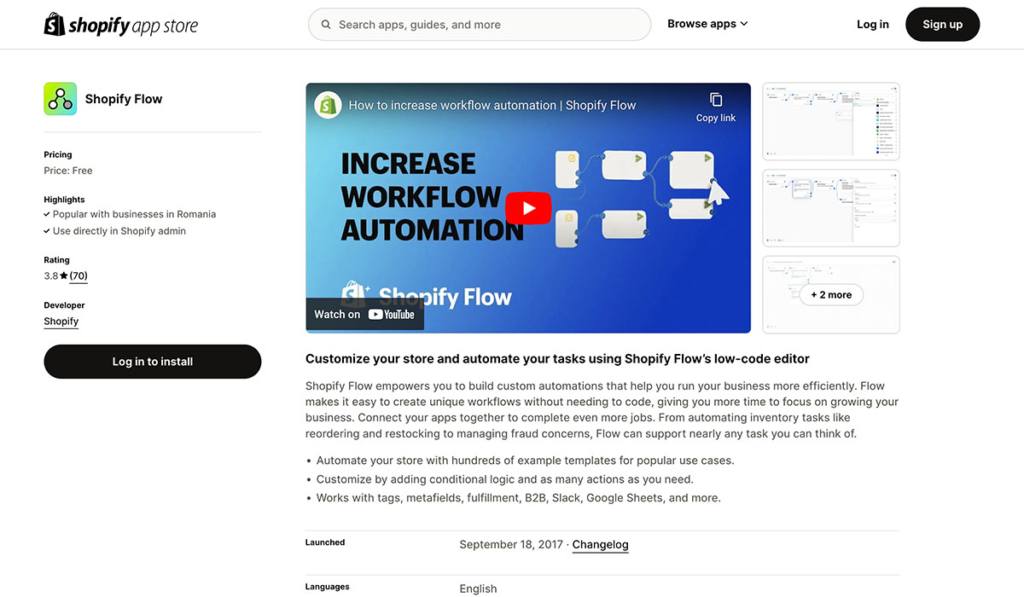 shopify flow app