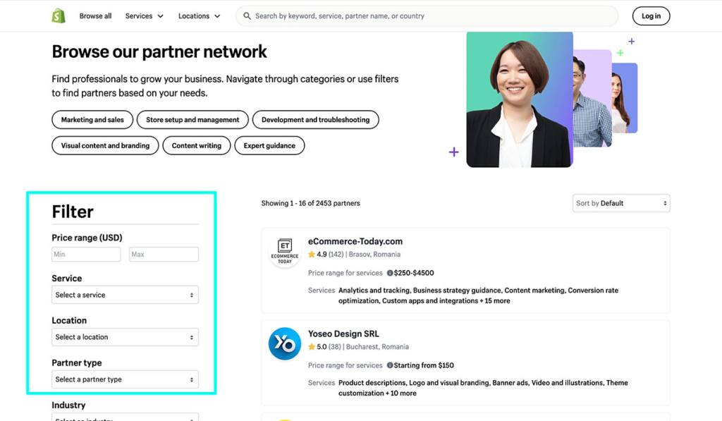 shopify partner network