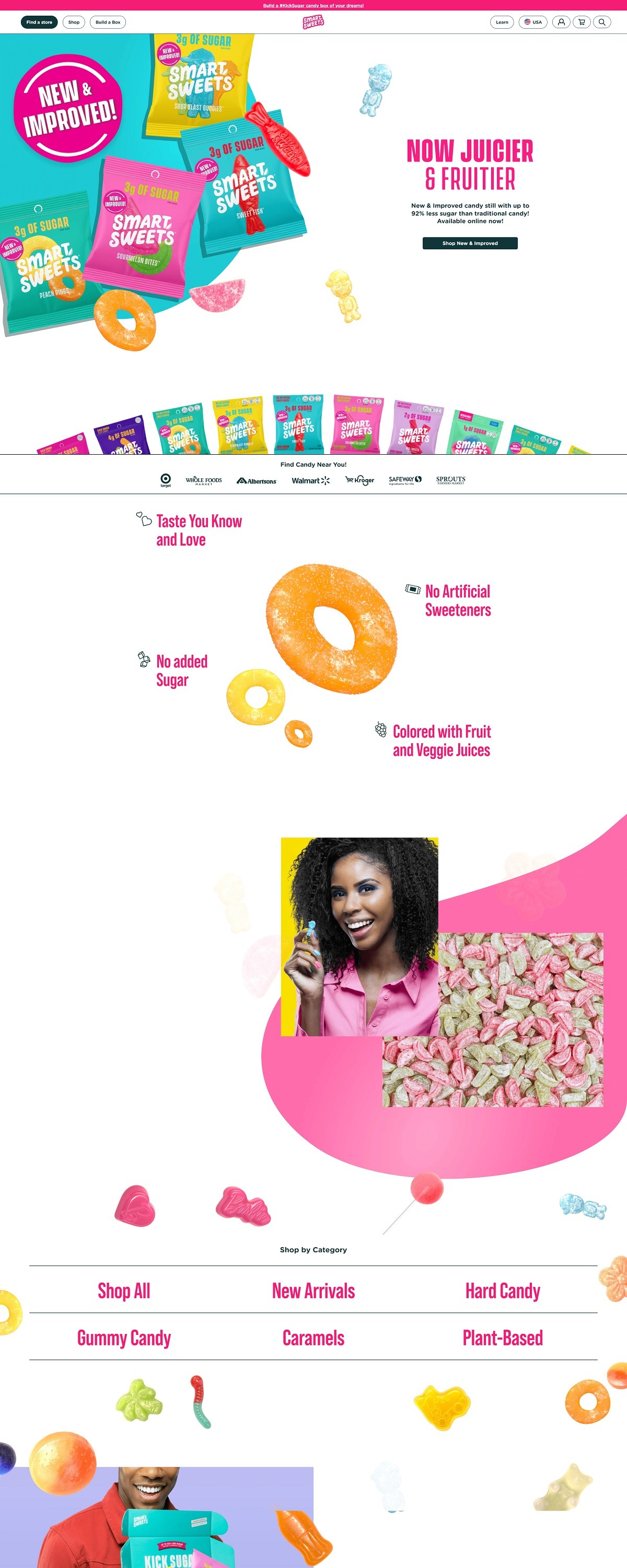 eCommerce website: SmartSweets