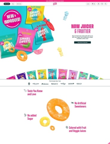 eCommerce website: SmartSweets