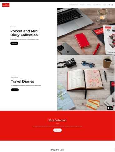 eCommerce website: The Economist Diaries
