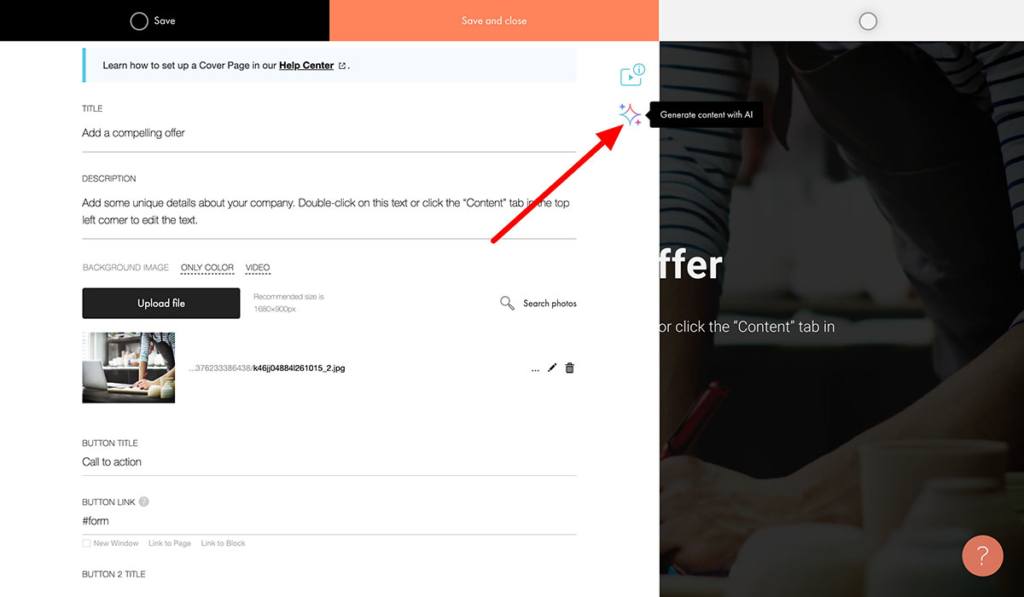 tilda basic ai features
