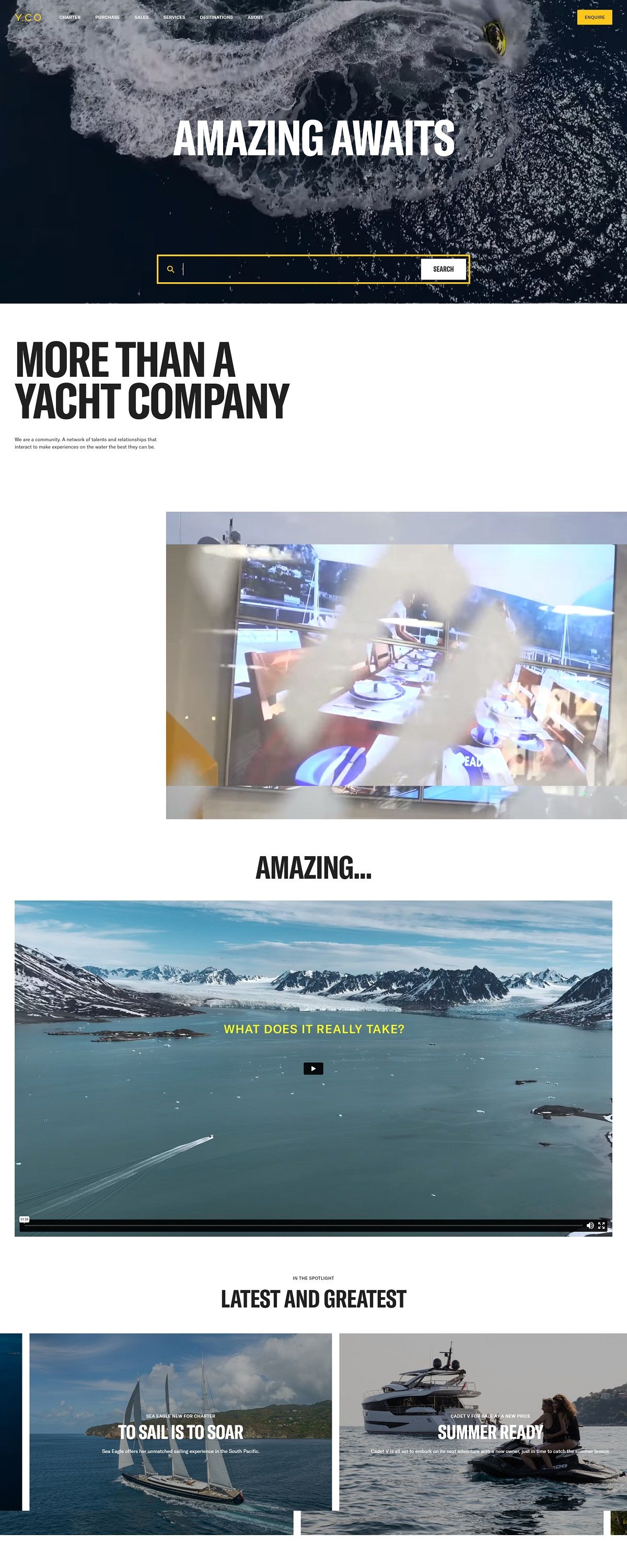 eCommerce website: Y.CO