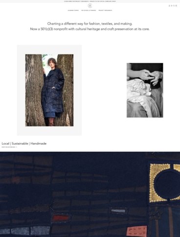 eCommerce website: Alabama Chanin