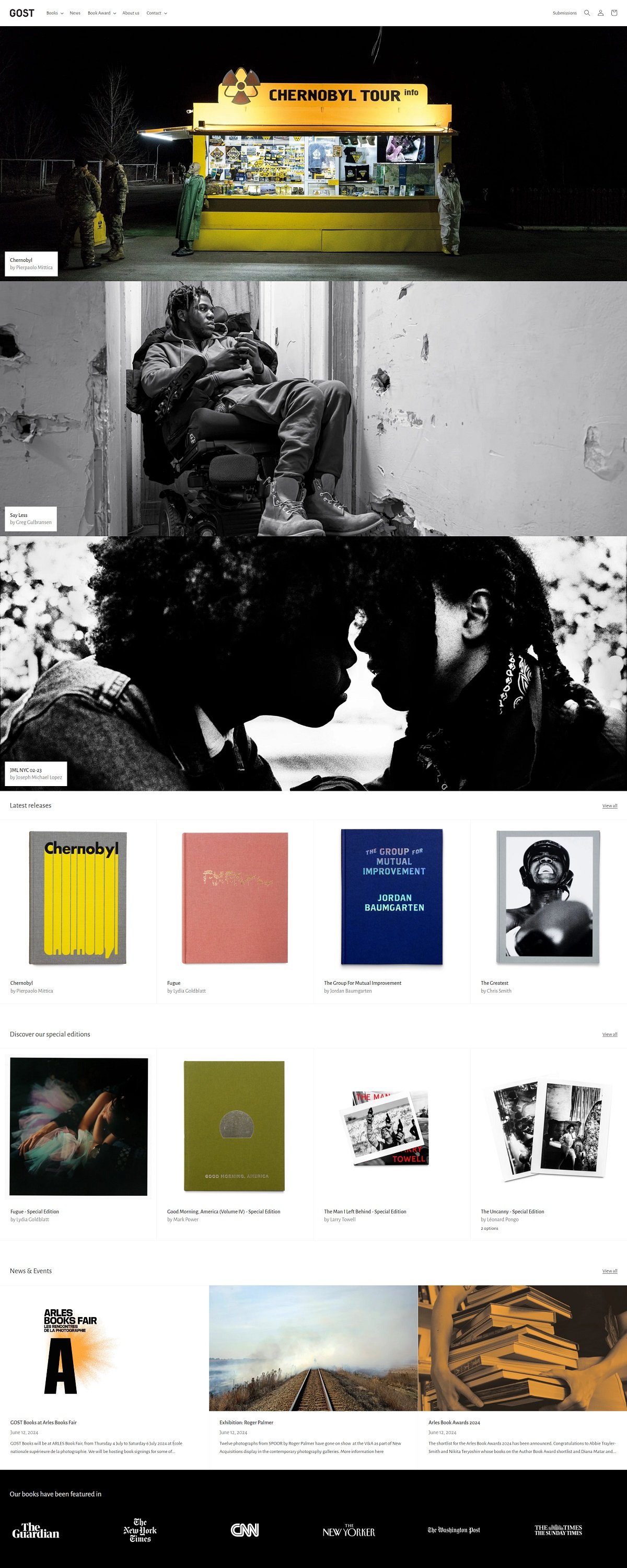 eCommerce website: GOST Books