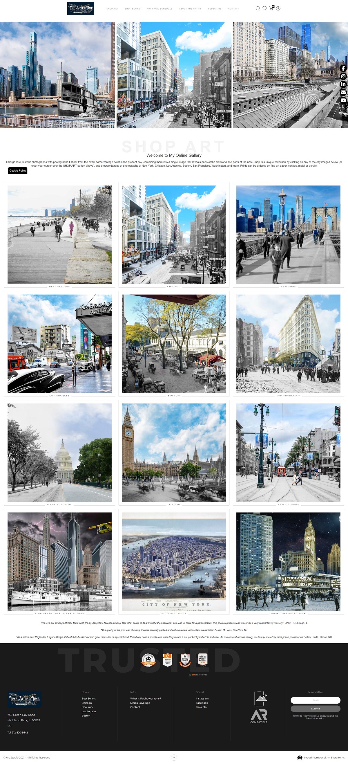 eCommerce website: Mark Hersch